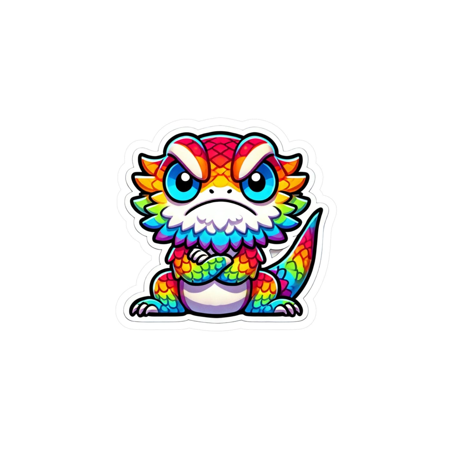 Rainbow Angry Bearded Dragon