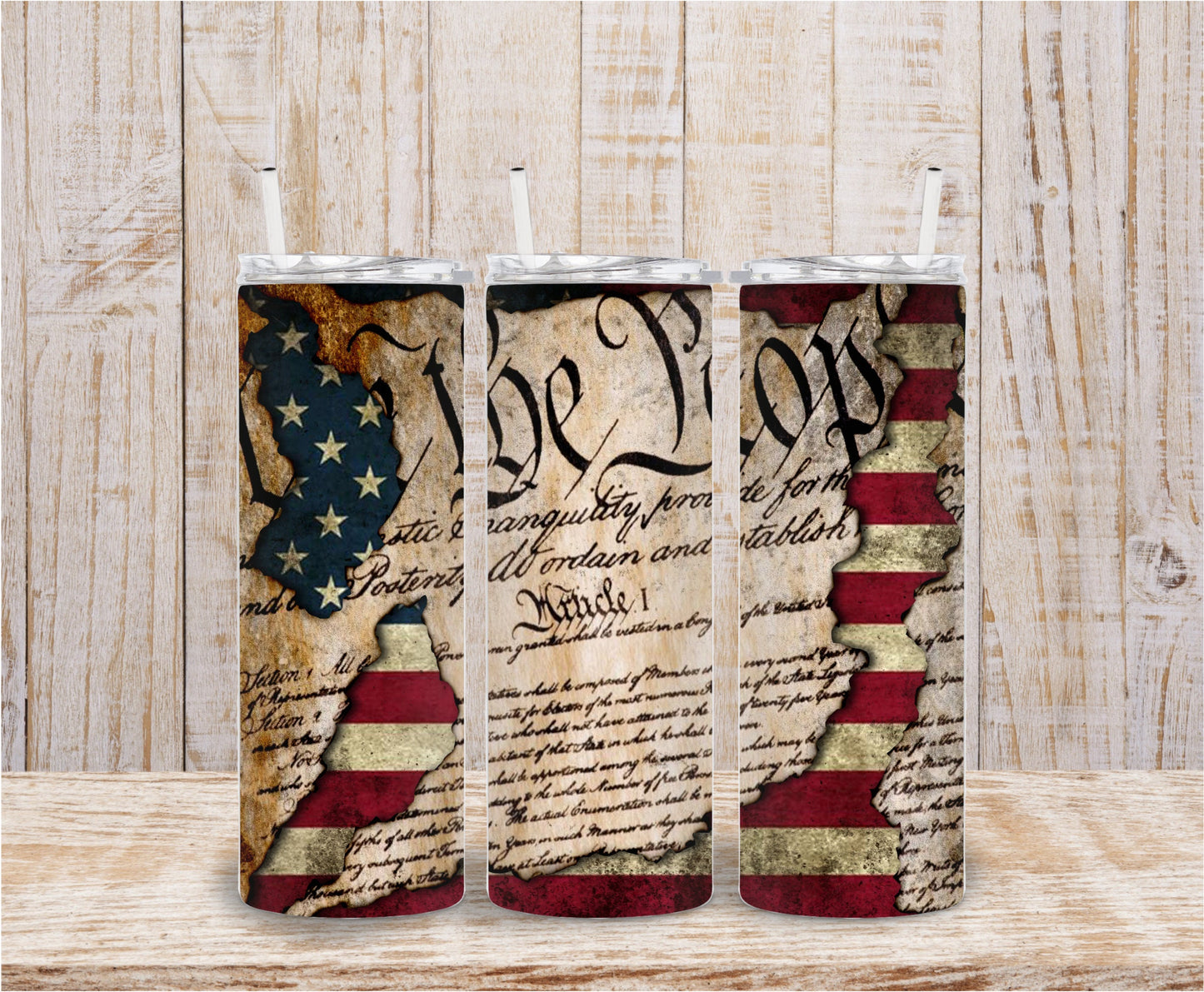 We The People 20oz Skinny Tumbler