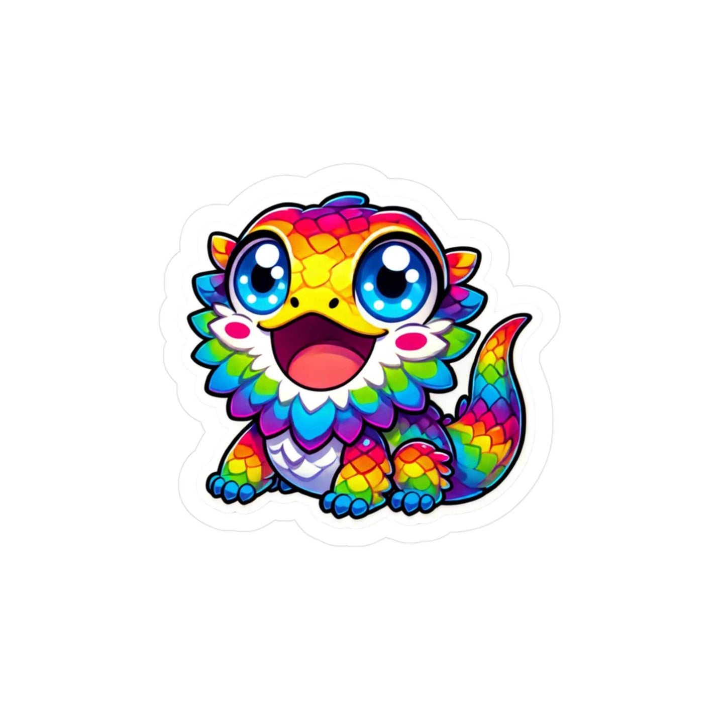 Rainbow Surprised Bearded Dragon