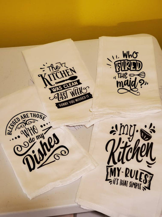 Funny Flour Sack/Tea Towels